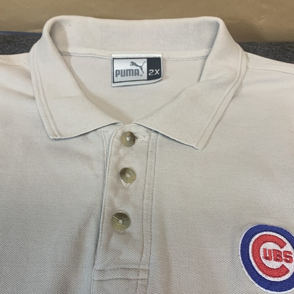 Men’s Puma XXL Chicago Cubs Short Sleeve Polo Shirt - Picture 7 of 7